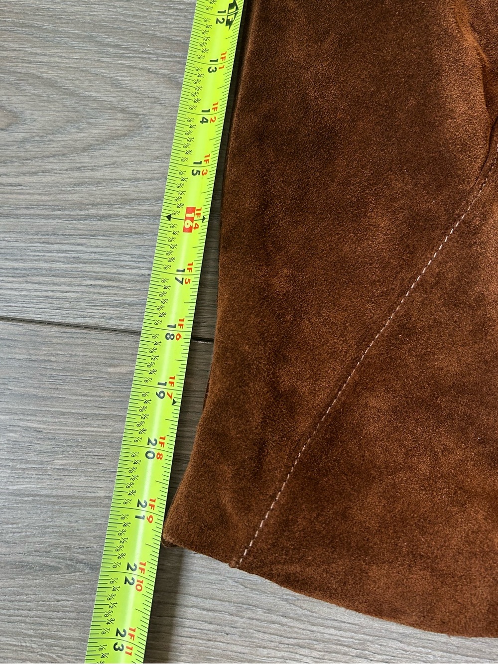 Brown Suede Hobo Slouchy Shoulder Bag - Picture 10 of 10
